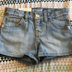 Cat & Jack super stretch light denim shorts